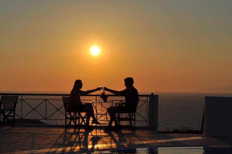 Ether Sunset Oia Exterior foto